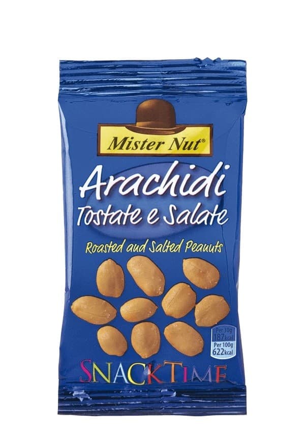Arachidi Tostate e Salate 30 Gr. NewFactor, immagine 1