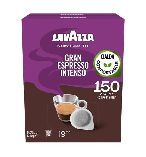 150 Gran Espresso Intenso Lavazza Cialde ESE, immagine 1