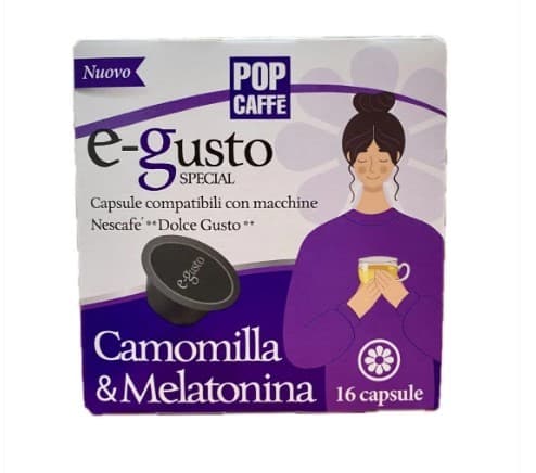 16 Camomilla con Melatonina Pop Dolce Gusto, immagine 1