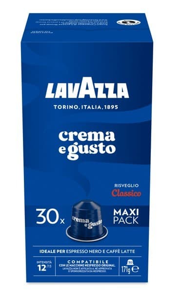 30 Lavazza Crema & Gusto Classico Alluminio Nespre sso, immagine 1