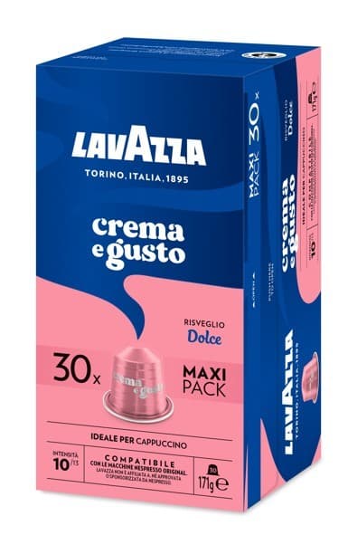 30 Lavazza Crema & Gusto Dolce Alluminio Nespresso, immagine 1