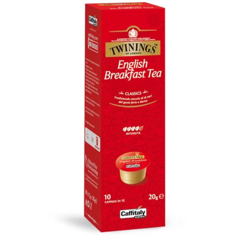 10 Twinings English Breakfast Tea Caffitaly, immagine 1