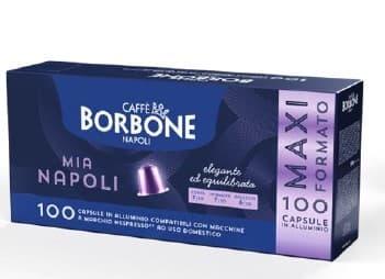100 Napoli in alluminio Borbone Nespresso (NB.1 0 conf. da 10 caps.), immagine 1
