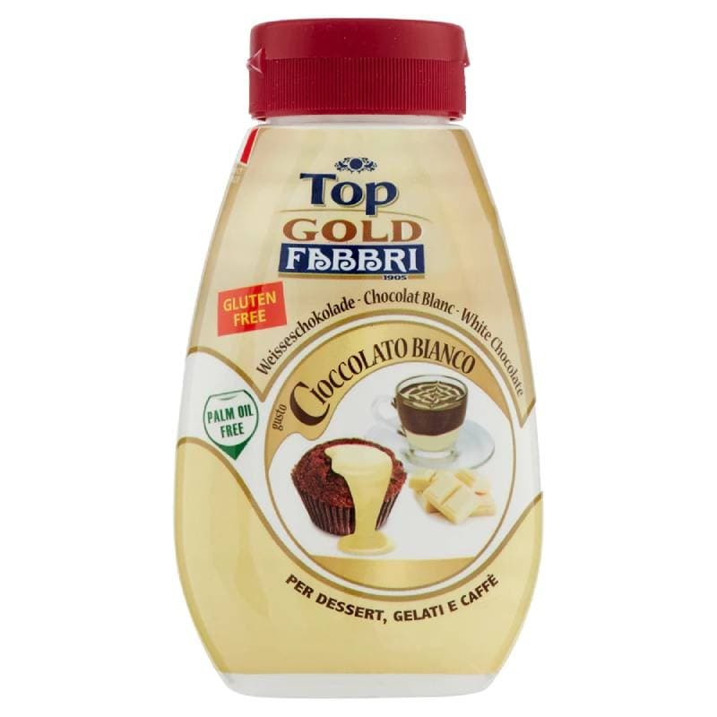 190g Topping Cioccolato Bianco Fabbri, immagine 1