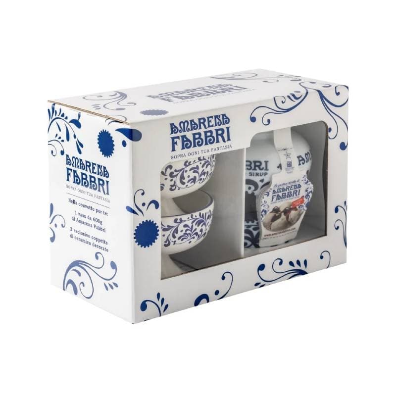 Couvette Opalina 600g Amarene Sciroppate + 2 Coppe tte in Ceramica Fabbri, immagine 1