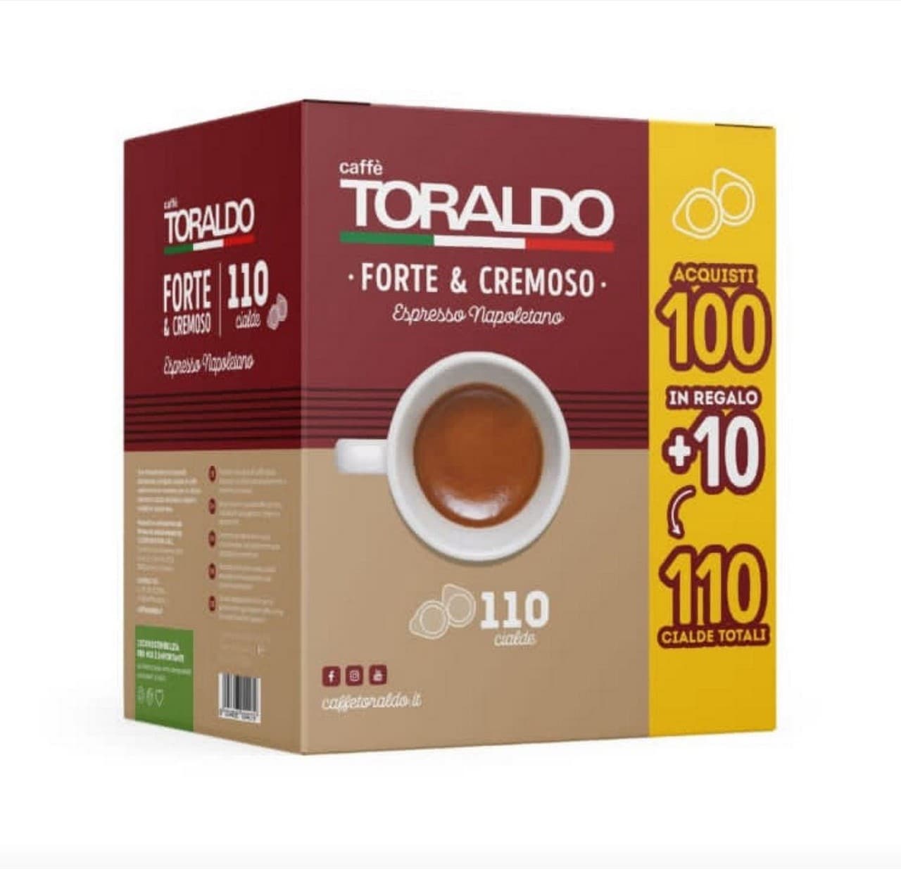 100+10 Forte e Cremoso Toraldo Cialde 44mm, immagine 1