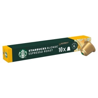 10 Espresso Blonde Roast Dek Starbucks Nespresso INT 6, immagine 1