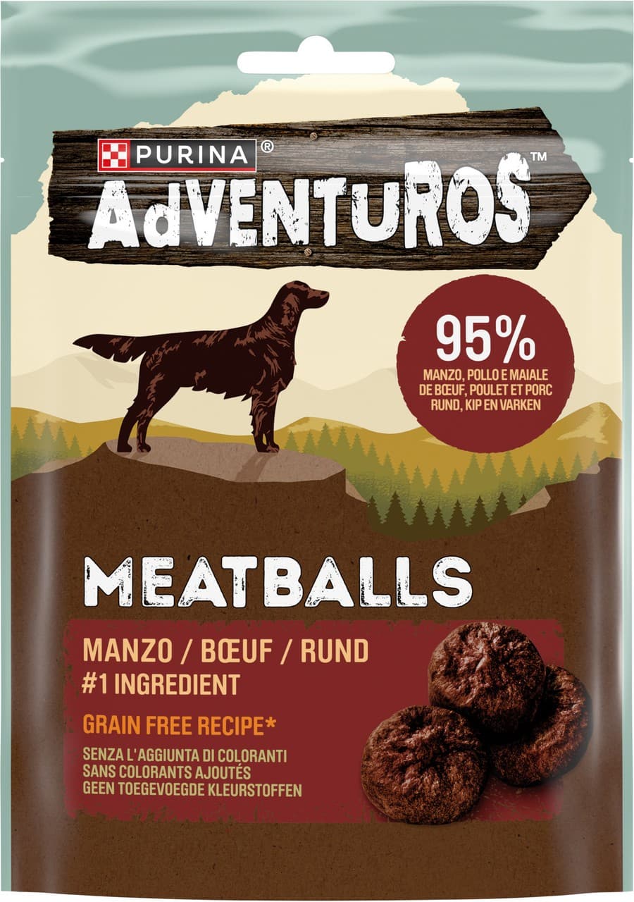 Adventuros High Meat 70g Meatballs Manzo, immagine 1