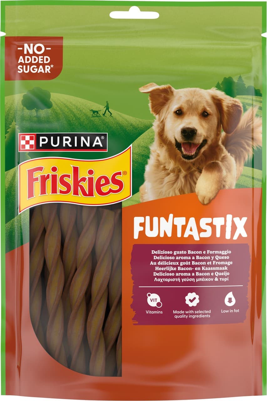 Friskies Funtastix 175g Bacon e Formaggio, immagine 1